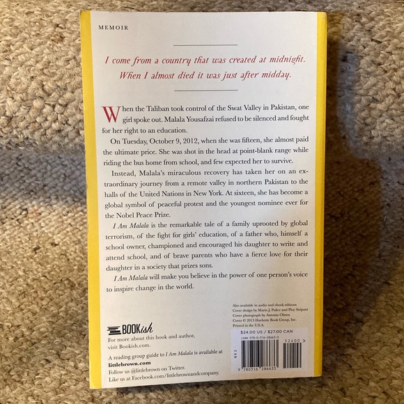 Book (Paperback): I Am Malala by Malala Yousafzai - Picture 3 of 8